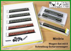 8 tlg. Schürzenwagen-Set
