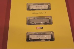 3er-Set Kühlwagen "INTERFRIGO" der DB, FS, NS, OVP, top