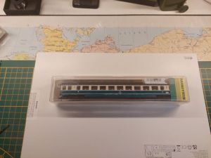 Wagen Intercity 2. Klasse Blau/Beige