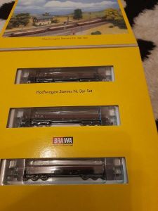 Set 3 Schwerlastwagen 6 achsig, DR, OVP