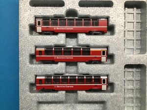 Set Bernina Express beleuchtet
