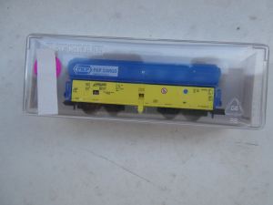 Fleischmann 852205 Selbstentladewg., 4-achsig, blau/gelb NEU&OVP siehe Beschreibung