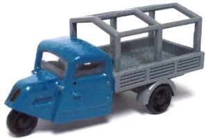 Framo LPT 200 '35, Pritsche mit Spriegelgestell, blau