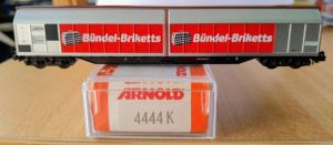 Arnold 4444K Güterwagen Habis 8 "Bündel-Briketts" der DB (Ep. IV)