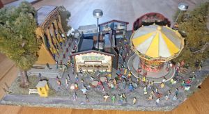 Diorama "Rummelplatz" zum Renovieren oder Ausschlachten