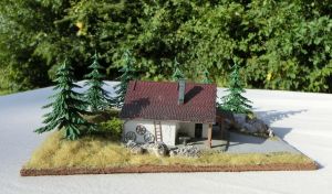 Spur N Diorama Pola 244, Alte Dorfschmiede. 