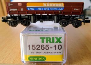 Minitrix 15265-10 Seitenentladewagen Fas 126 der DB (Ep. V)