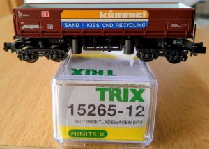 Minitrix 15265-12 Seitenentladewagen Fas 126 der DB (Ep. V)
