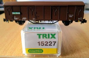 Minitrix 15227 G&uuml;terwagen Gbs 258 "On Rail" der DB (Ep. V)