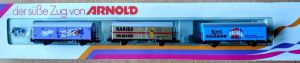 Arnold 0210 Kühlwagen-Set Ichqrs "Süßer Zug"