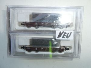 Fleischmann 845609 Set 2-teilig Schwerlast-Flachwagen NEU&OVP siehe Beschreibung