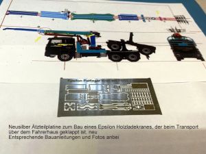Epsilon-Ladekran für Holztransporter, neu