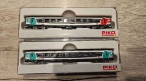 SNCF Wagen Set mit Carmillon-Logo in Aqualys Lackierung von Piko