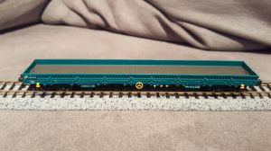 Flachwagen Typ Res der FS von Minitrix