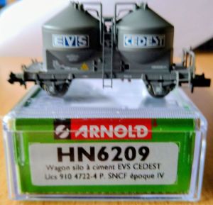 Arnold HN6209 Zement-Silowagen "EVS Cedest" der SNCF (Ep. IV)