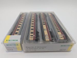 Spur N Minitrix 18214 18414 4er Set IC 142 'Germania' LED Top&OVP