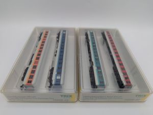 Spur N Minitrix 15806 4er Personenw. Set 'Neue Farben' Top&OVP