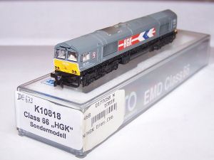 EMD Class 66 HGK, Sondermodell, limitierte Auflage,  guter Zustand, OVP