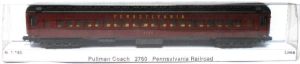 Pullman Coach, Pennsylvanian Railroad (PRR),  in EVP, 2x da