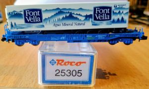 ROCO 25305 Taschenwagen Sdgkkmss "FontVella" der Renfe (Ep. V)