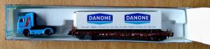 ROCO 1953 Taschenwagen Sdkmss 707 "Danone" der DB (Ep. IV)