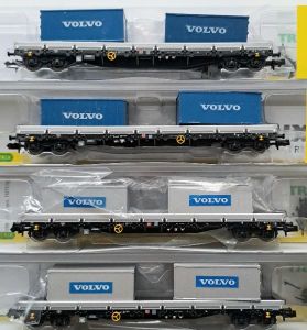 Minitrix 4 Containerwagen DB VOLVO #11