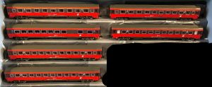 Fleischmann 6-er Set ÖBB Personenwagen (Neue/Unbespielt)