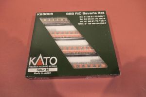 SBB Wagen Set 4-teilig RIC-Bavaria, LED-Licht, OVP, top