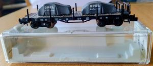 Fleischmann 80 8286 K Flachwagen SSk 07 "OPEL" der DB (Ep. III)