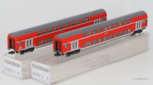 Fleischmann - 2er-Set Doppelstockwagen der DB (Ep. V)