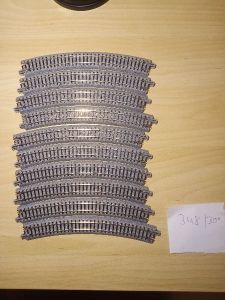 Nr44 Kato Unitrack 10x Gebogene R348-30° 20-130 (Noch 7078105)