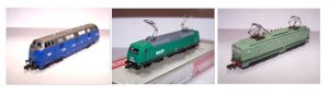 Verschiedene, nicht so oft angebotene Loks, bitte lesen