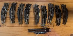 Arnold Weichen 9 Stück