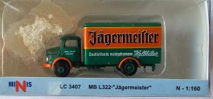 Mercedes Benz L322 (Kurzhauber) mit Koffer "J&auml;germeister"