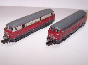 V160 und BR216, Lollo, guter Zustand, ohne OVP