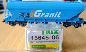 Minitrix 15645-06 Getreidewagen Uapps "Granit" der SNCF (Ep. V)