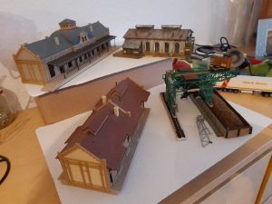 Bahnhof, G&uuml;terhalle, Lokschuppen 