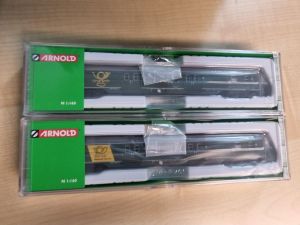Arnold HN4425 Postwagen Mrz 2er Set neu