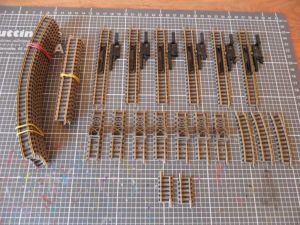 Gleise mit Schotterbett