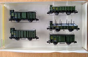 Minitrix 15005 Bayrisches G&uuml;terwagen-Set der Ep. I