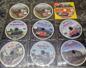 verschiedene DVD - Dampf-, Diesel & E-Loks
