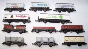 11 G&uuml;terwagen ohne OVP,