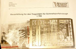 Bausatz Tragwagen f&uuml;r Schmalspurfahrzeuge