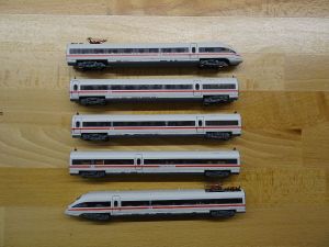 5-teiliger ICE-T, Innenbeleuchtung, digital