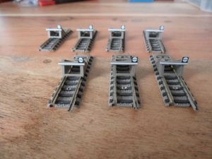 7x Prellbockgleis