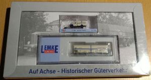 Lemke H5004 Exclusiv K&uuml;hlwagen DB + LKW mit Beleuchtung "Sanella" (Ep. III)