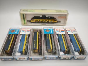 Spur N Minitrix Roco 7er Zugset 'Danzas' Re460' DCC Top&OVP