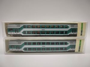 Spur N Minitrix 13771 2er Set DB Dosto Personenwagen Top&OVP