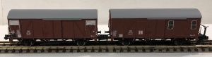 Modelbahn Union 2 Geschlossener G&uuml;terwagen Gms54/Pwghs54 DB (neu/unbespielt)