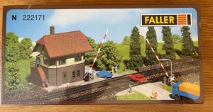 Faller 222171 Bausatz beschrankter Bahn&uuml;bergang NEU & OVP